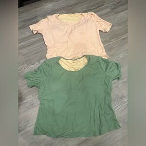 Fawn Fit Beige and Green T-Shirts Bundle New Size 3XL
